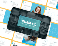 Minimal PowerPoint Pitch Deck for EDEM EQ Startup