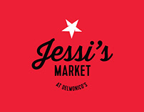 Unused Logo Proposal: Jessi’s Market at Delmonico’s