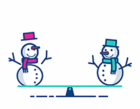 Motion Design : Snowmen's fun