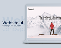 The Himalayas Travel Website Concept