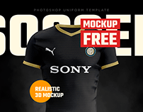 Soccer PSD Mockup FREE