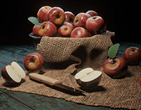 Apples on the table