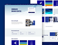 Embraer Brand Center UI Design