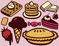 Mr Foodie, a set of 825 food & kitchen icons