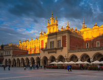 Afternoon at the Main Square in Krakow