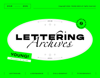LETTERING Archives 2018-2021
