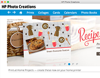 HP Photo Creations Desktop Application