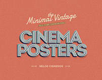 Minimal Vintage Cinema Posters