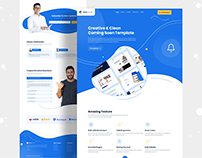 Coming Soon Template Landing Page Design