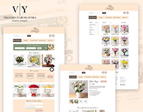 Дизайн для цветочного интернет-магазина в Figma
