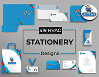 519 HVAC - Stationery Designs