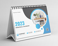 Desk Calendar Template 2023