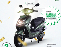 Okaya EV Ad Poster Sample ReDesign