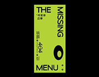 The Missing Menu