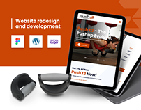Website redesign | Fitness device | PushX3