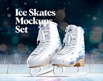 Ice Skates Mockups Set