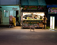 Small Town Pattaya at Night