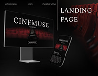 CineMuse Academy Landing page