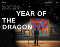 Year of the Dragon | Digital Illustration with AI