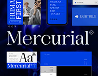 Mercurial Custom Font For Lightblue