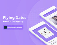 Flying Dates – Free iOS Dating App UI/UX