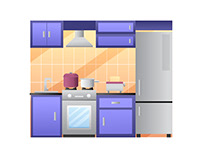 Kitchen Design Illustration 01