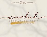 Wardah | Signature Font