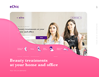 eChic — UX/UI for a beauty service booking platform