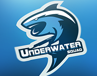 Underwater Squad Mascot Logo