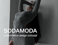 Sodamoda web site design