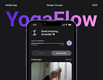 YogaFlow | Yoga Mobile App