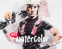 Just Watercolor - Photoshop Action