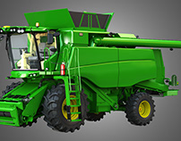 T560 Harvester Combine - with Wheels