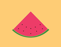 Infographic of a watermelon