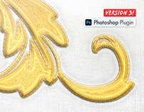 Realistic Embroidery 3 - Photoshop Plugin