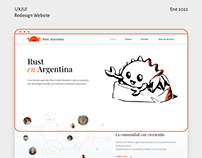 Rust Argentina | Redesign Website