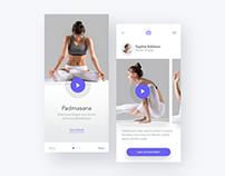 Yoga Mobile App Designs