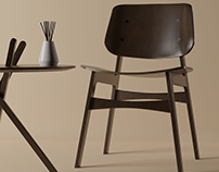 Studio - The Søborg chair and the Micado table