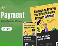 Payment System landing page UI Design