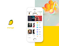 芒果电台应用设计 Mango iOS Online Audio