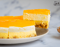 Food Photography 美食攝影 -- 芒果乳酪蛋糕 Mango Cheese Cake