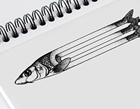 Geometric Tattoo - Fish