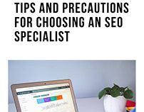 Tips and Precautions for Choosing an SEO Specialist