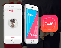 Idate - iOS Dating Mobile App UI Design