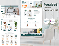 Perabot – Elementor Landingpage Furniture Template Kit