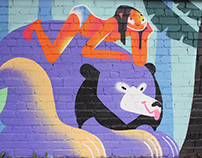 MESTO 2020 Jungle book mural