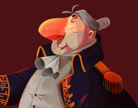 Admiral Snoops - Character Design