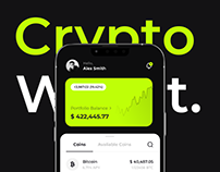 BG Crypto Wallet App | Blockchain Mobile UI