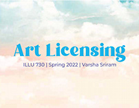 Art Licensing - Postcard and Stamp design