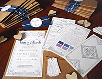 Wedding Invitation - Art, printing and visual identity.